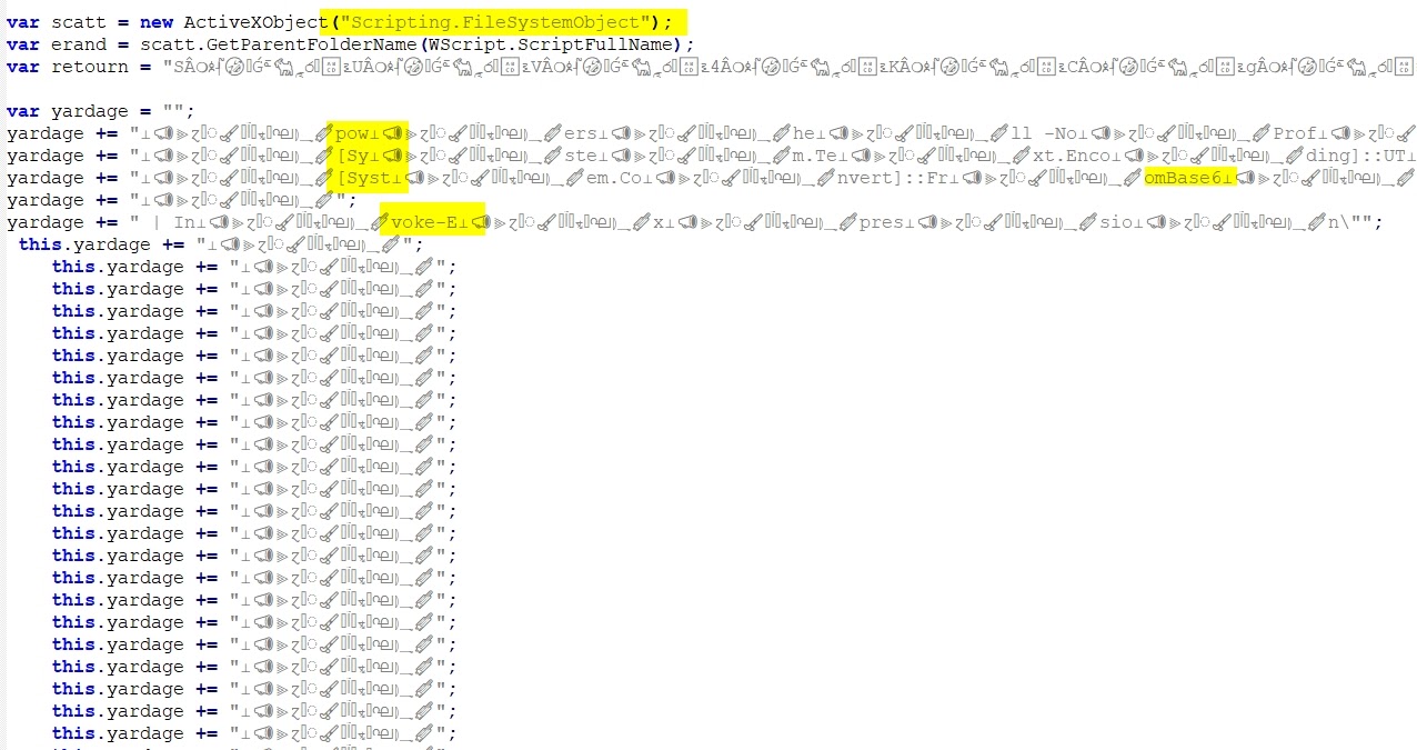 Obfuscated JS script (Source - Cyble)