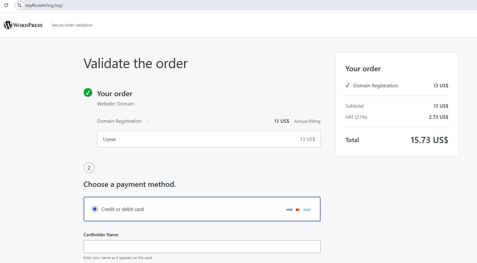 Phishing Landing Page (Source - Malwr-Analysis)