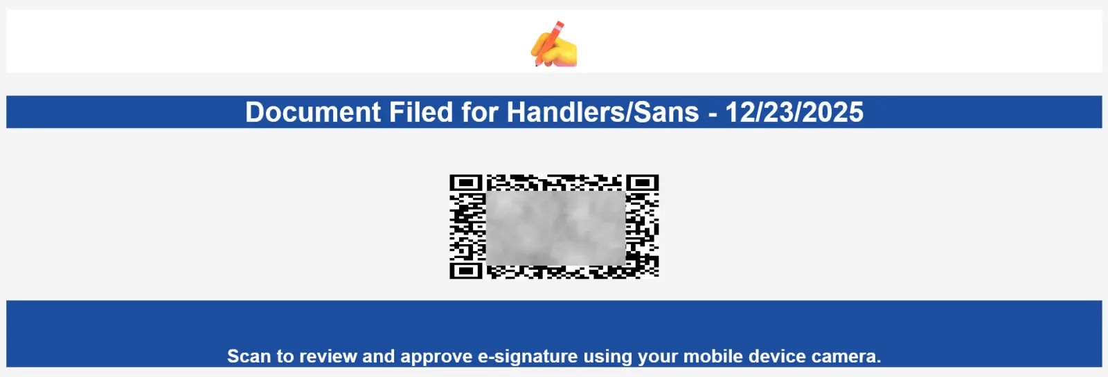 Malicious Imageless QR Code (Source - Internet Storm Center)