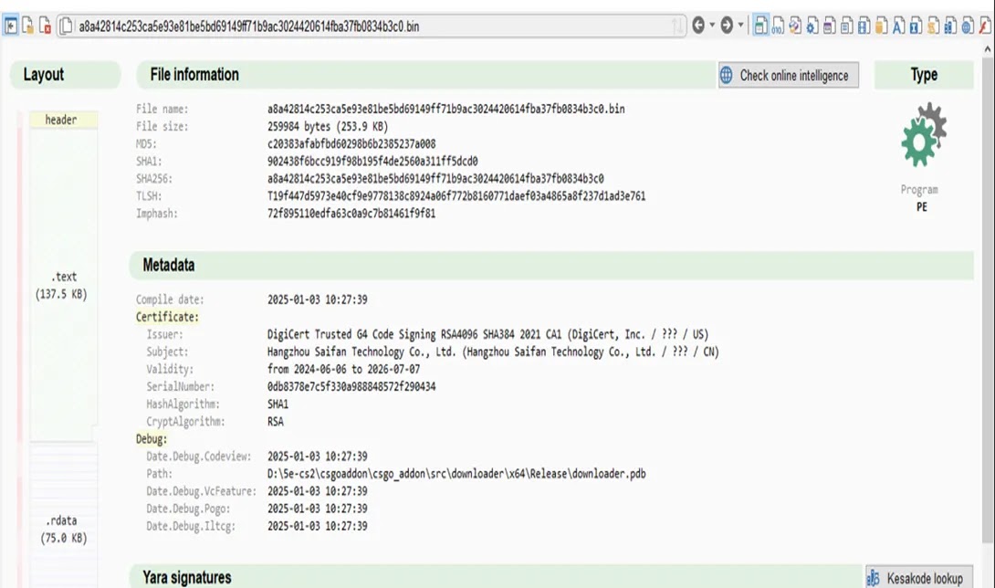 File info (Source - Medium)
