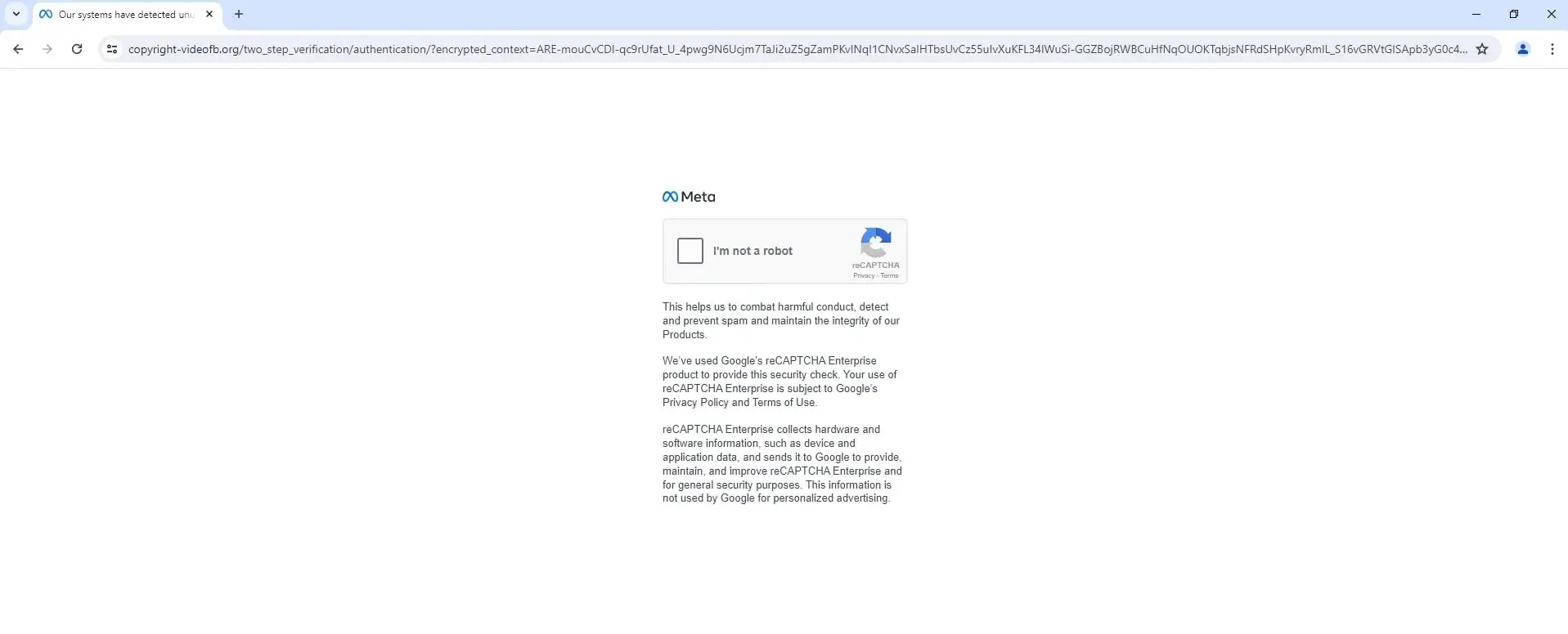 Fake captcha prompt (Source - Trellix)