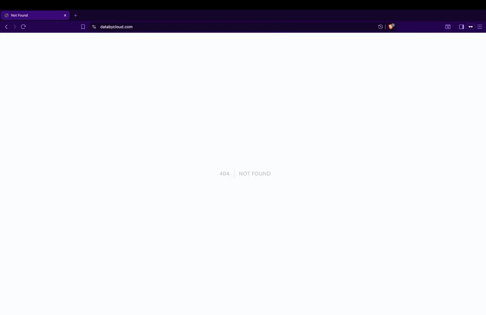 The databycloud[.]com domain shows a 404 Not Found error (Source - Socket.dev)