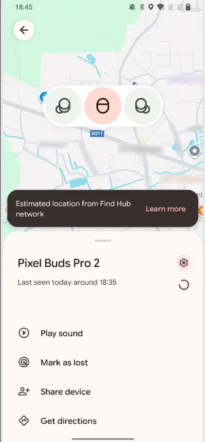 Attacker's dashboard with location from the Find Hub network (source : whisperpair )