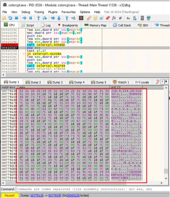 Decrypted SETTINGS data (Source - Fortinet)