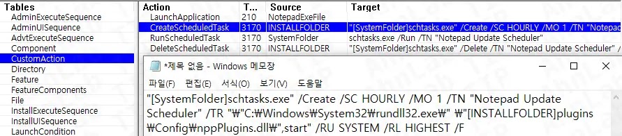 Task Scheduler entry responsible for executing the installed malicious DLL (Source - ASEC)