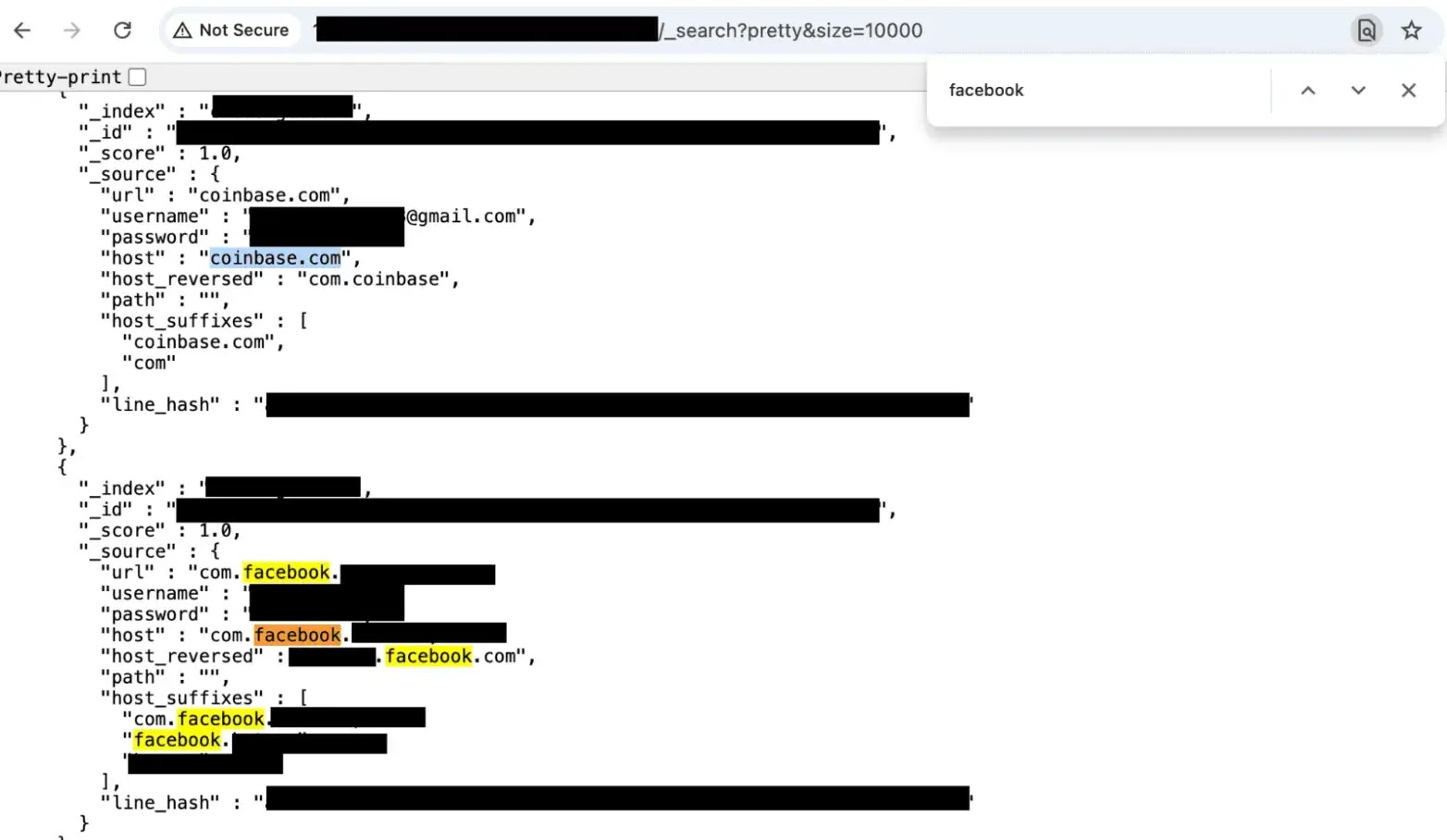 The index could be searched using only a web browser(source :  expressvpn)
