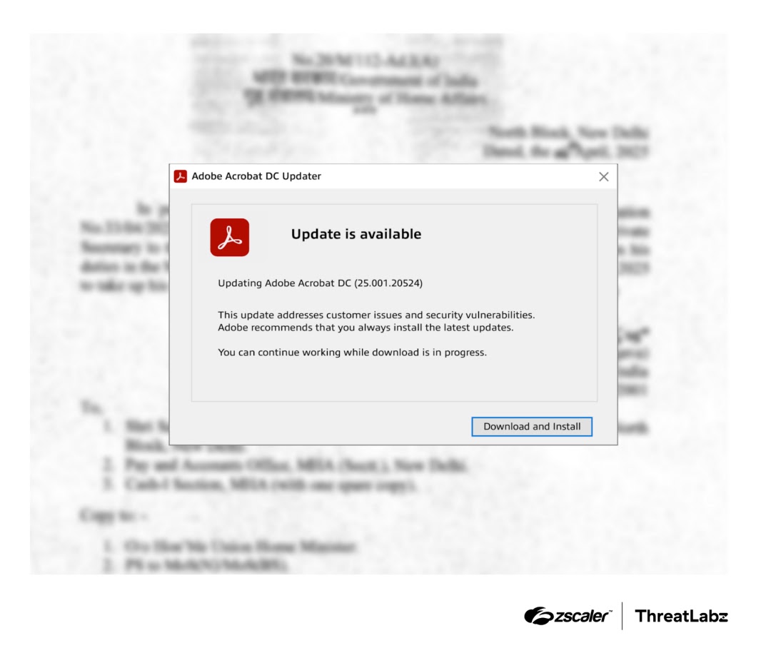 Gopher Strike campaign leads to the deployment of Cobalt Strike (Source - Zscaler)