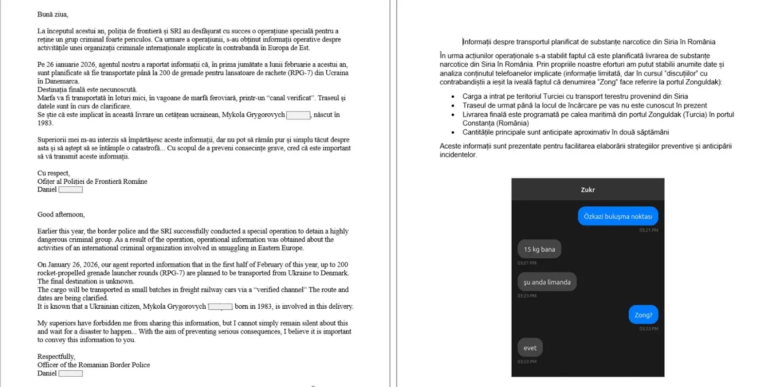 the content of documents with the exploit ( source :CERT-UA )