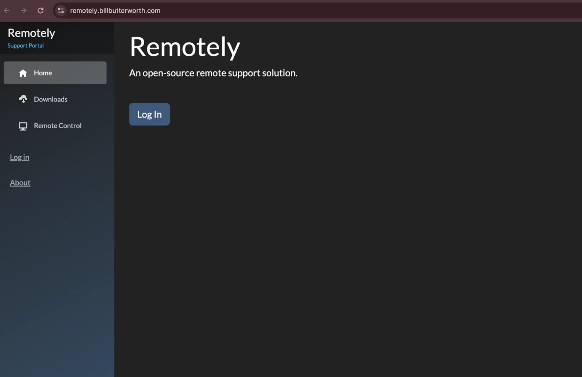 Remotely admin portal running on the C2 (Source - Censys)
