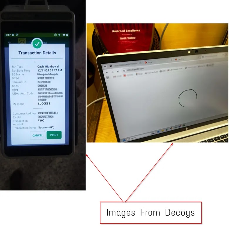 Decoys' images (Source - Acronis)