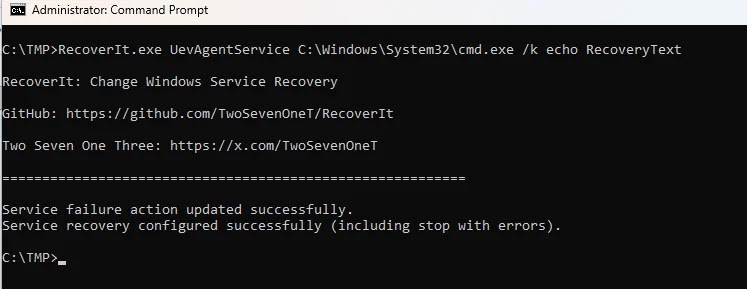 RecoverIt Tool Agent Service