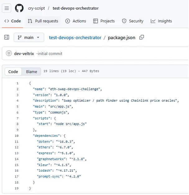 Malicious dependency in one of the job tasks (Source - ReversingLabs)