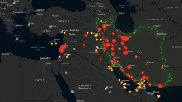 Conflict Map (Source - Resecurity)