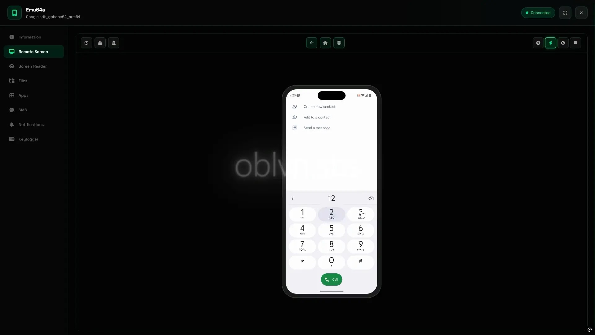 Real-time VNC session interface (Source - iVerify)