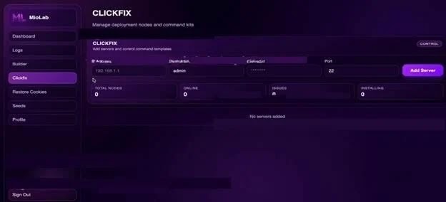 ClickFix Server Input (Source - LevelBlue)