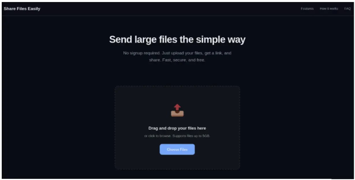 Delivery Backend Disguised as File-Sharing Site (Source - NCC Group)