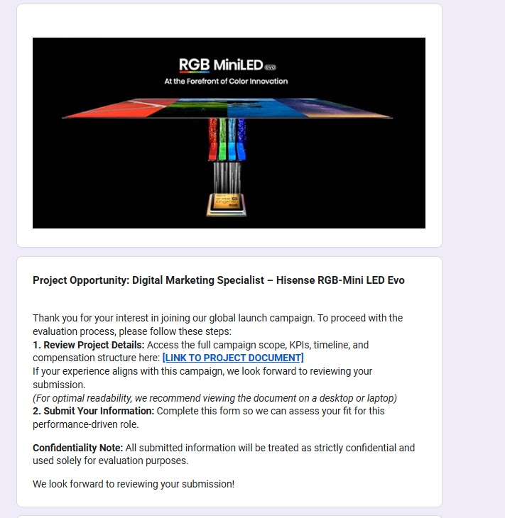 Fake Google Forms that distribute malicious ZIPs (Source - Malwarebytes)
