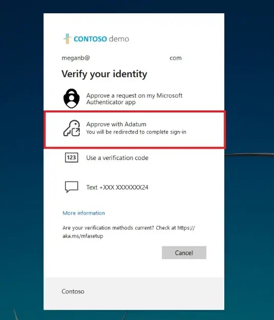 Sign-in with external MFA(source : microsoft)