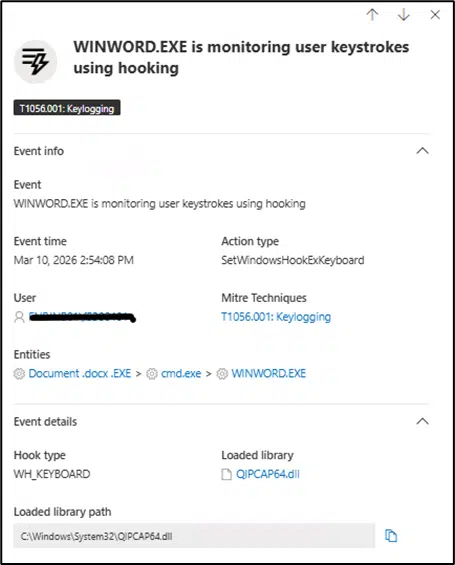 PXA Stealer Hooks to Steal User Data (Source - CyberProof)