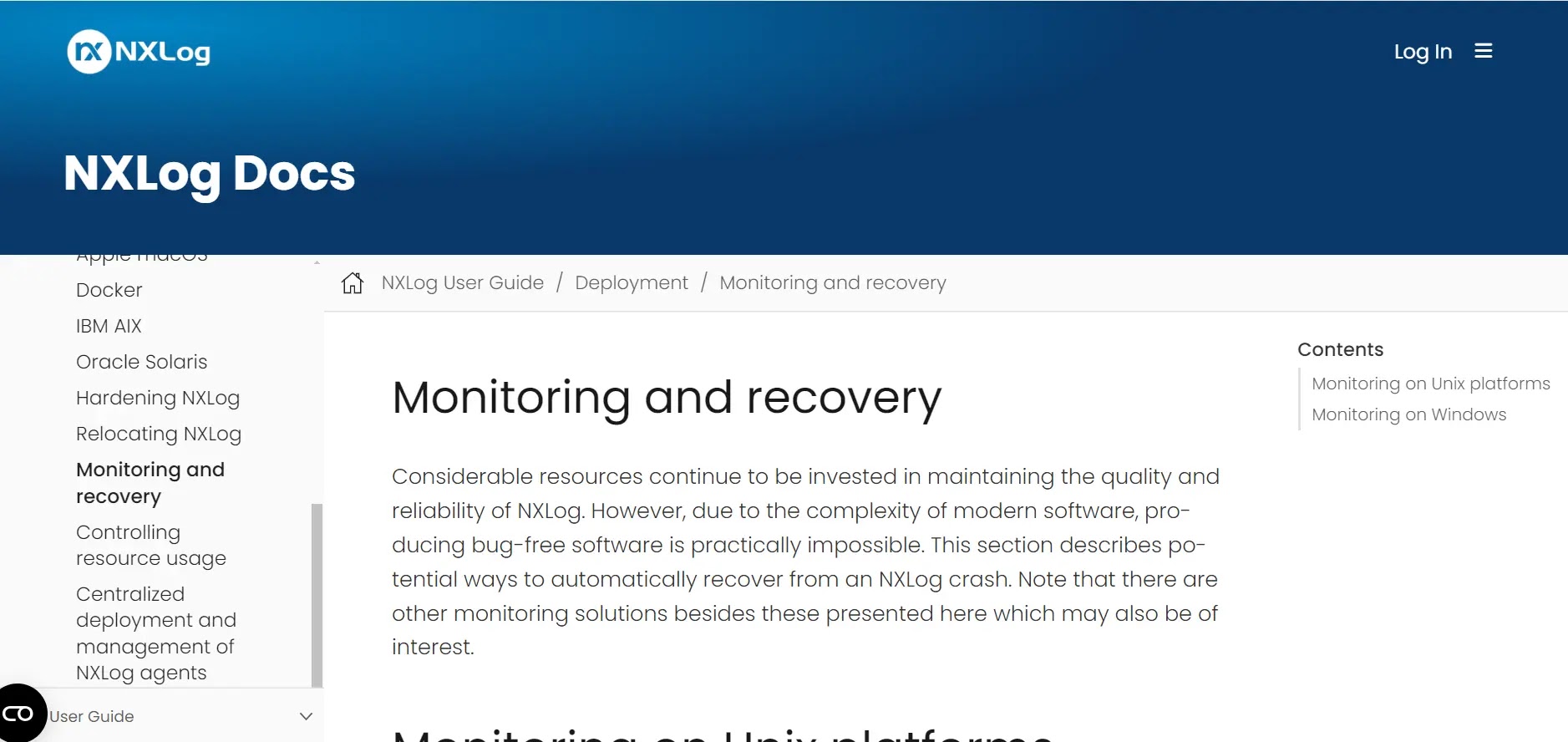 Log Monitoring Tool