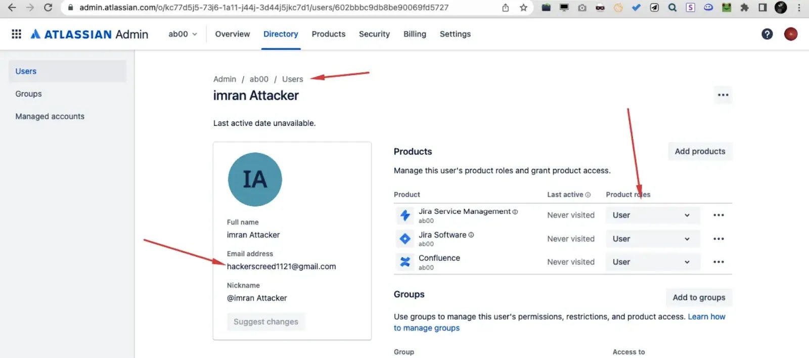 Admins can confirm via user management(source : snapsec)
