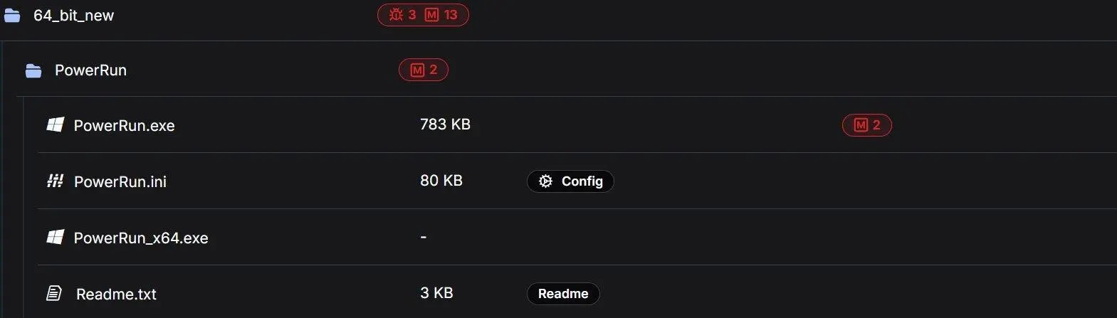 64_bit_new directory showing exploit and malware tag counts (Source - Hunt.io)