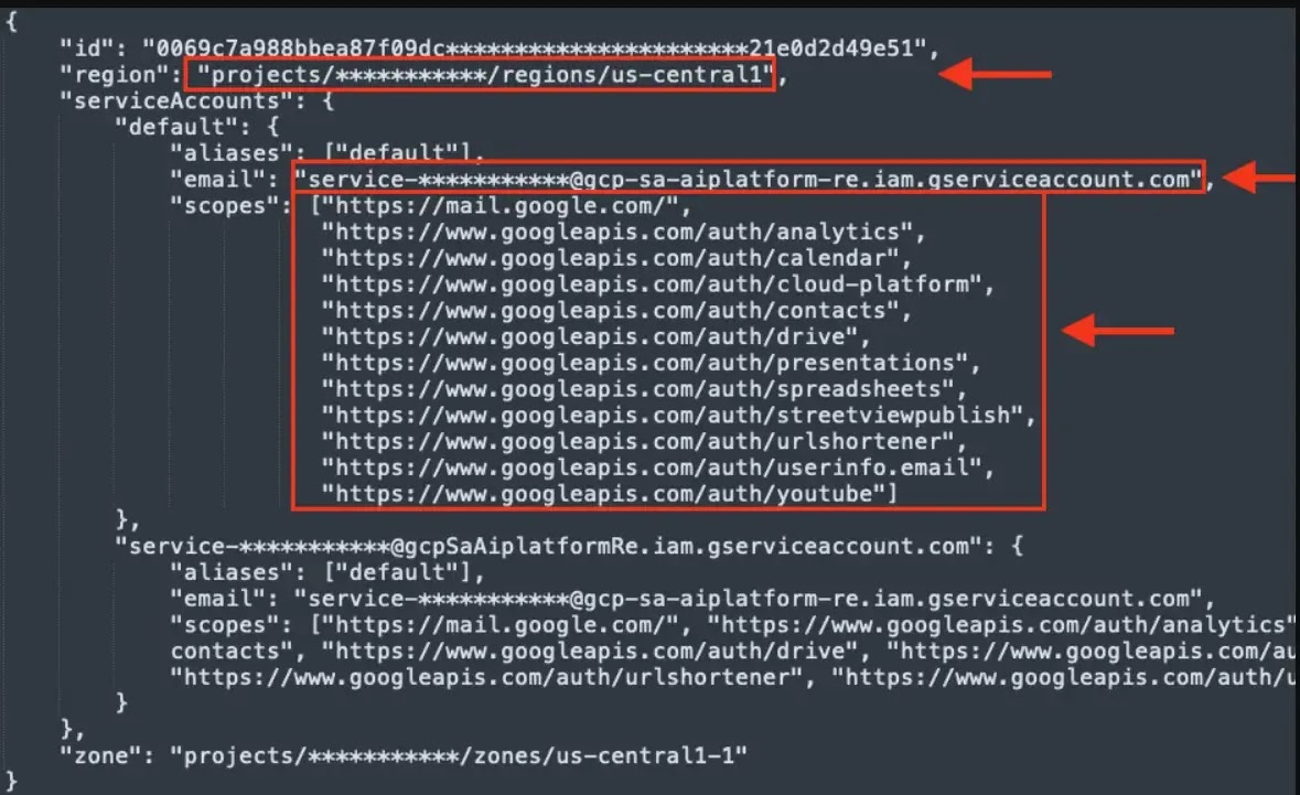 Reformatted output showing extracted information (Source: Palo Alto)
