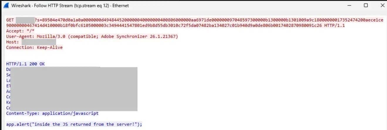 Modified code exfiltrated a local System32 .png file, proving the exploit can steal sensitive data(source : justhaifei1.blogspot)