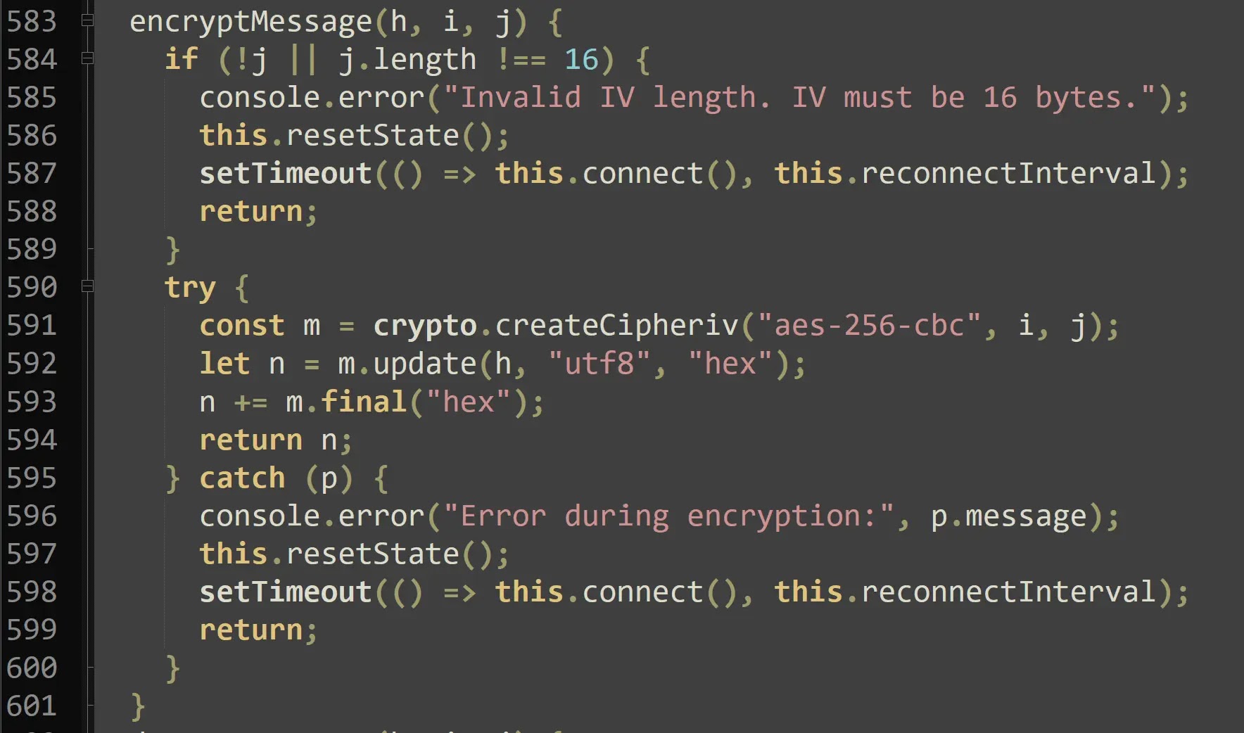 AES WebSocket Encryption (Source - JumpSEC)