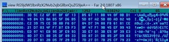 The victim's belongings, encrypted (Source - Sophos)