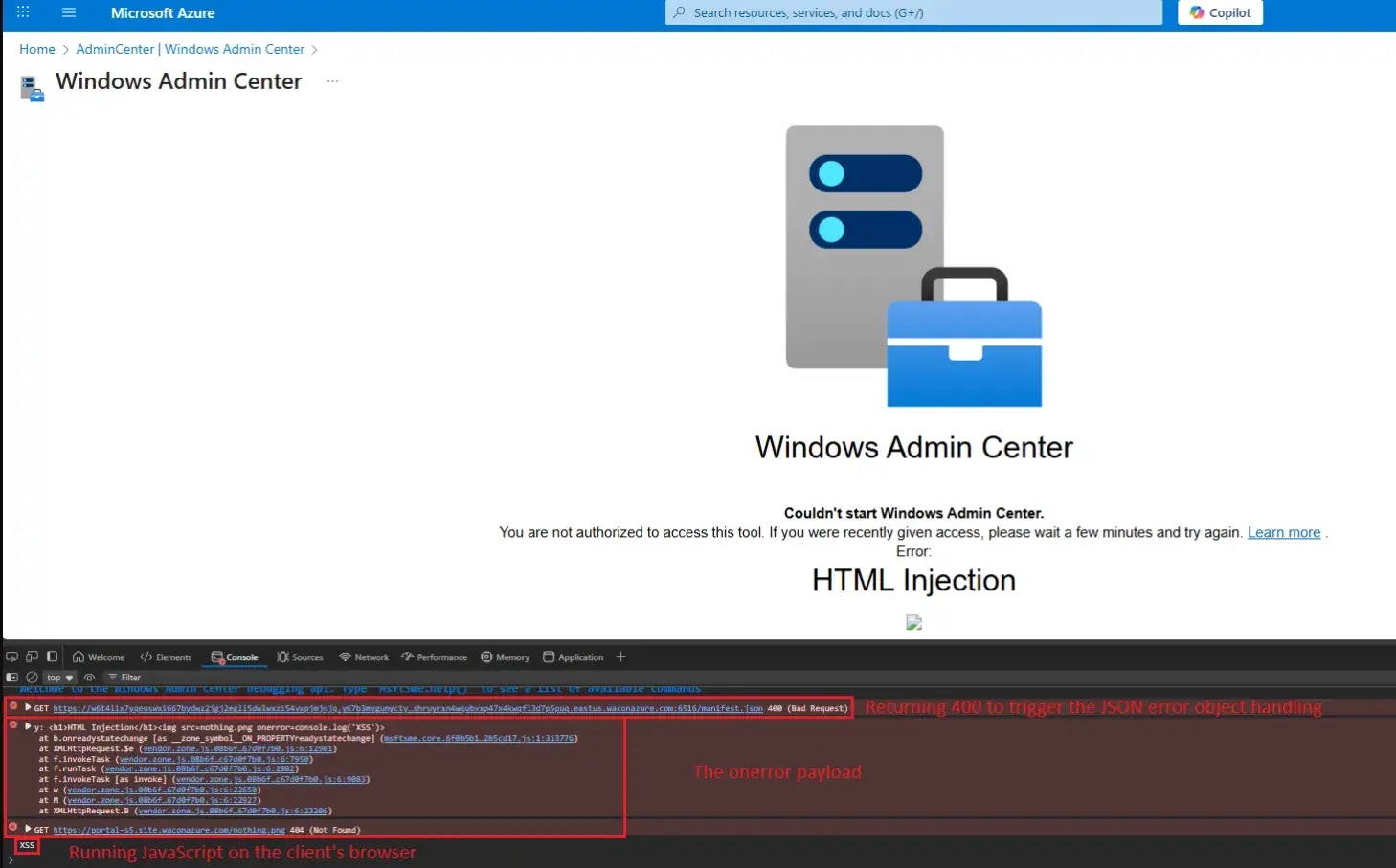 Unsanitized error messages enable HTML injection(source : cymulate)