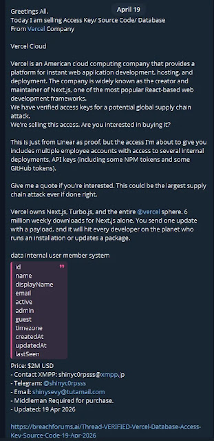 Vercel Data Breach