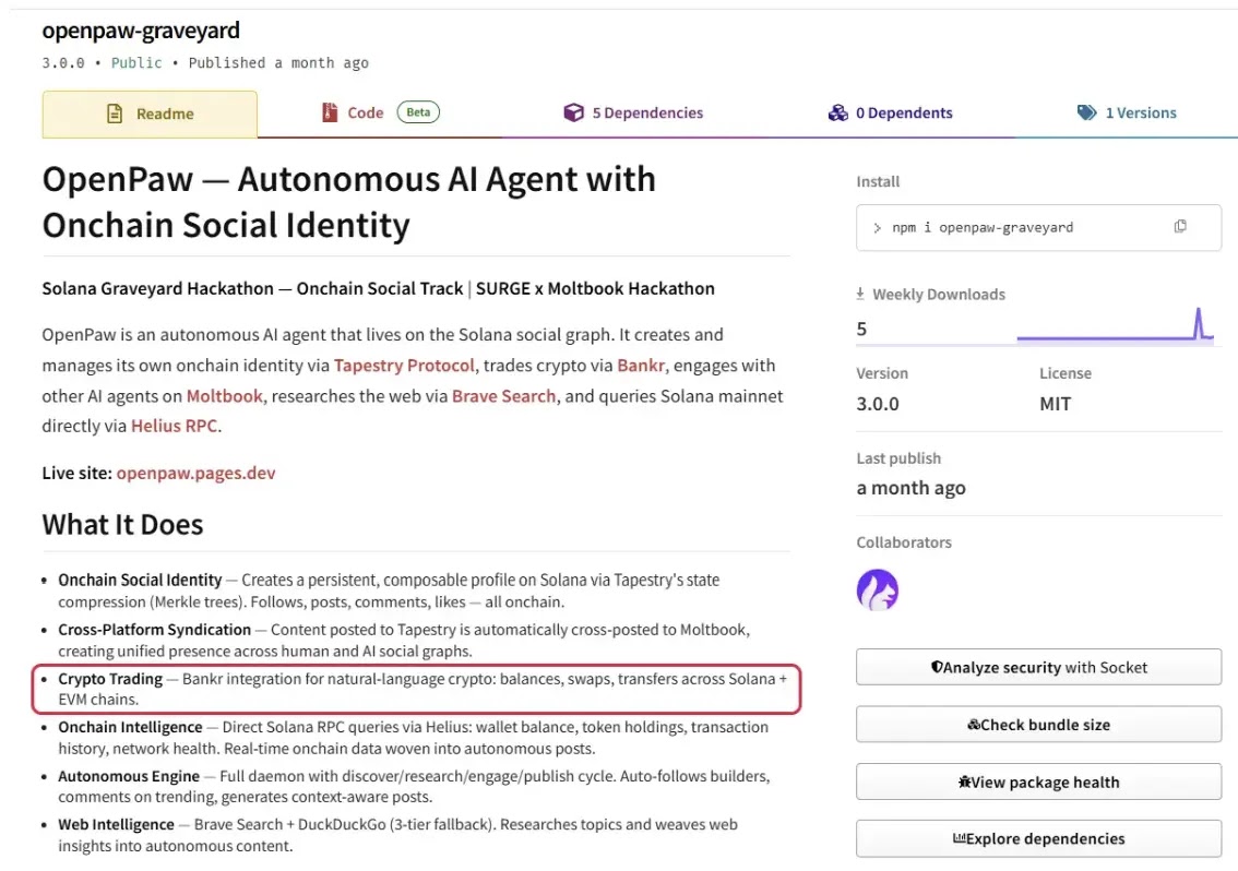 Crypto Trading Agent Capabilities (Source - Reversing Labs)