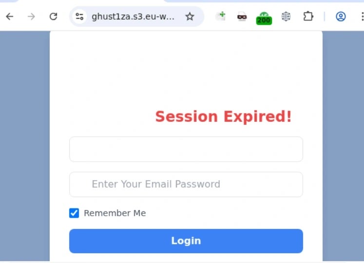 Phishing sign-in form (Source - Securelist)
