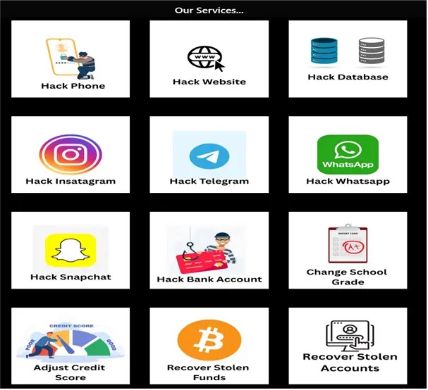 Service offerings displayed on the Darkhub site (Source - Oasis Security)