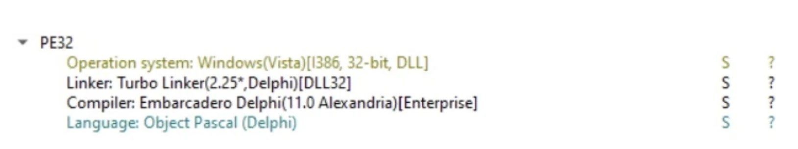 Information of the analyzed artifact (Source - WatchGuard)