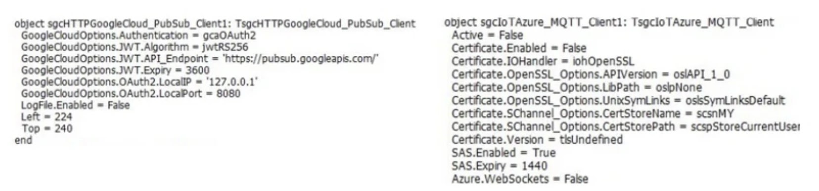 The use of Google Cloud in mingw10.dll and Azure in libwebp.dll (Source - WatchGuard)