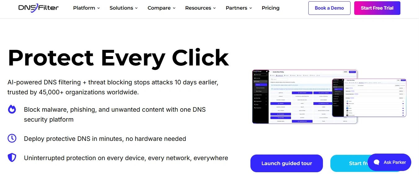 DNSFilter — Best for SMBs and MSPs