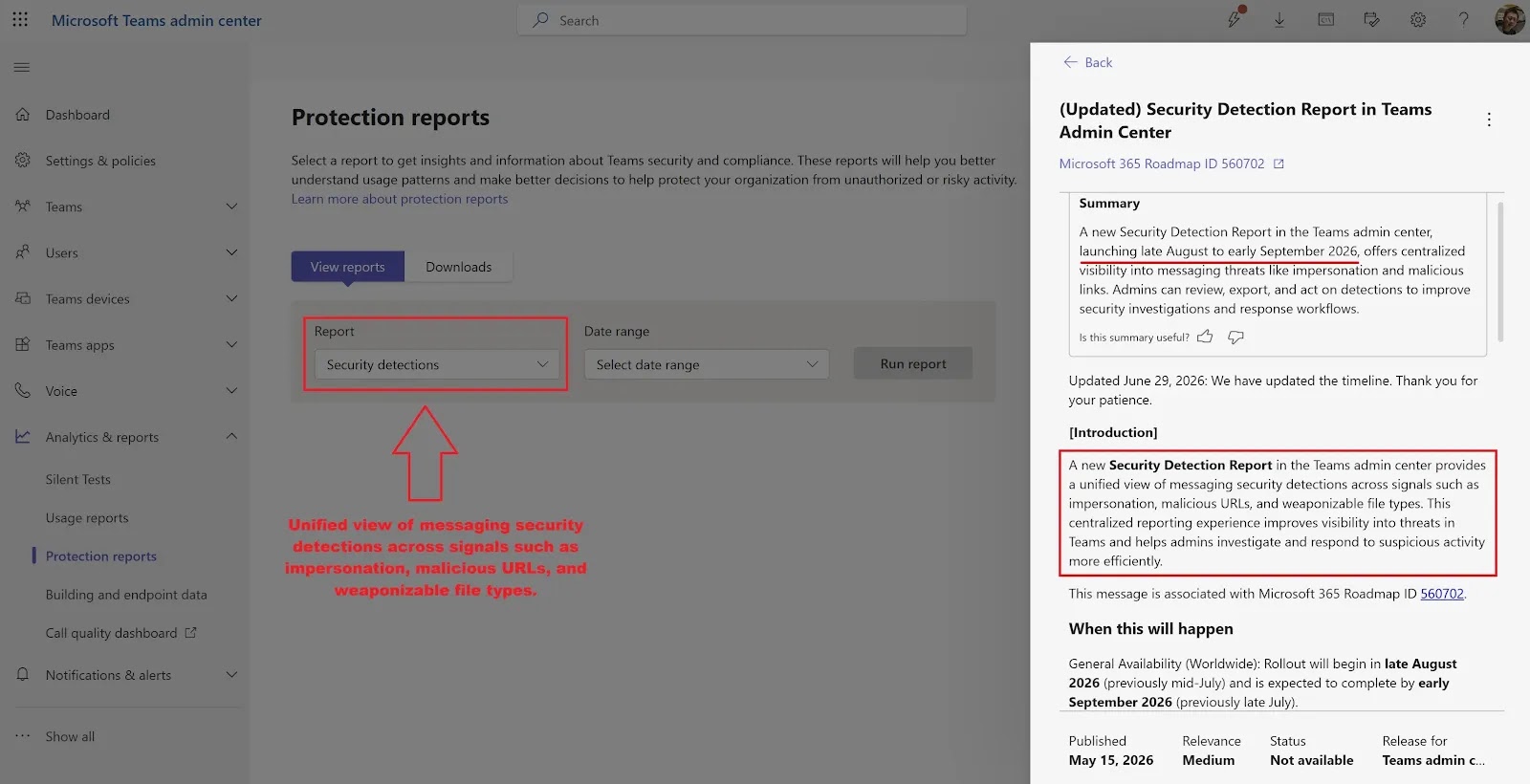 Teams Security Detection Report