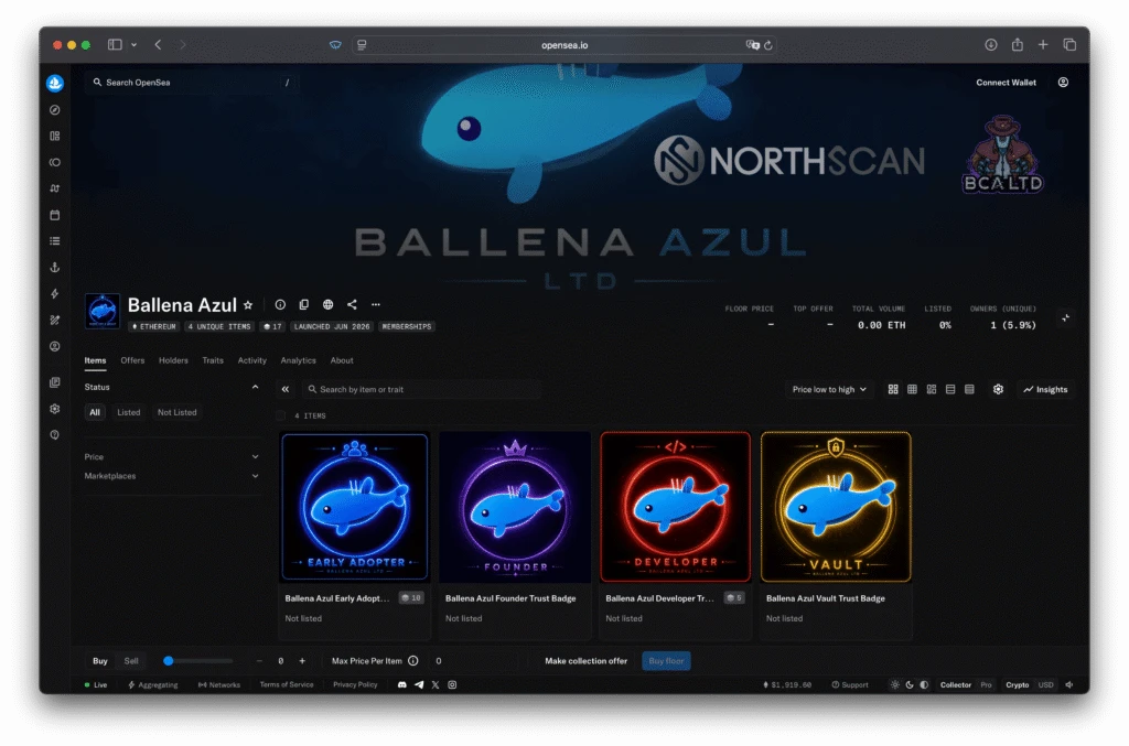 Ballena Azul NFT Marketplace
