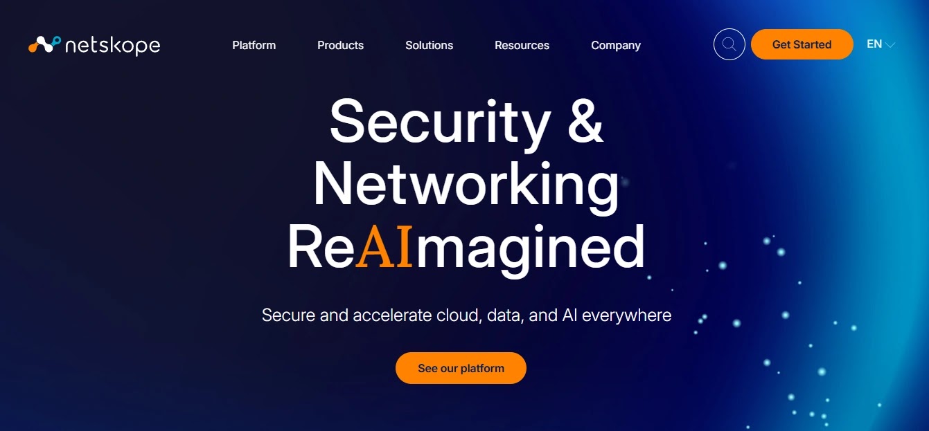 Netskope Private Access zero trust with data protection policy