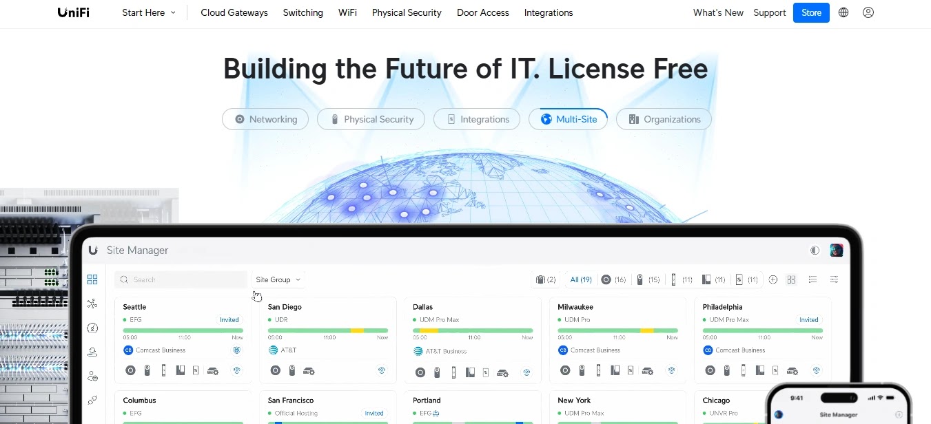Ubiquiti UniFi wireless network security and VLAN configuration
