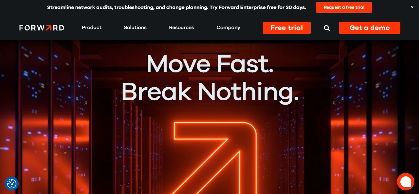 Forward Networks digital twin network path verification and policy search