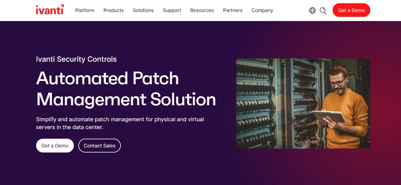 Ivanti patch management third-party application catalogue