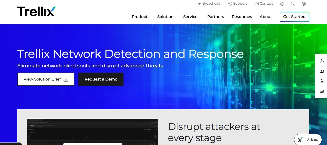 Trellix mobile security integrated with detection platform
